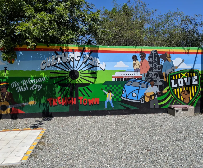 Picture of mural in Trench Town & Culture Yard Museum, Kingston, Jamaica
