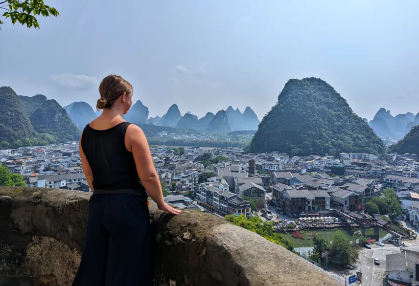 Picture of Man Hill in Yangshuo Park