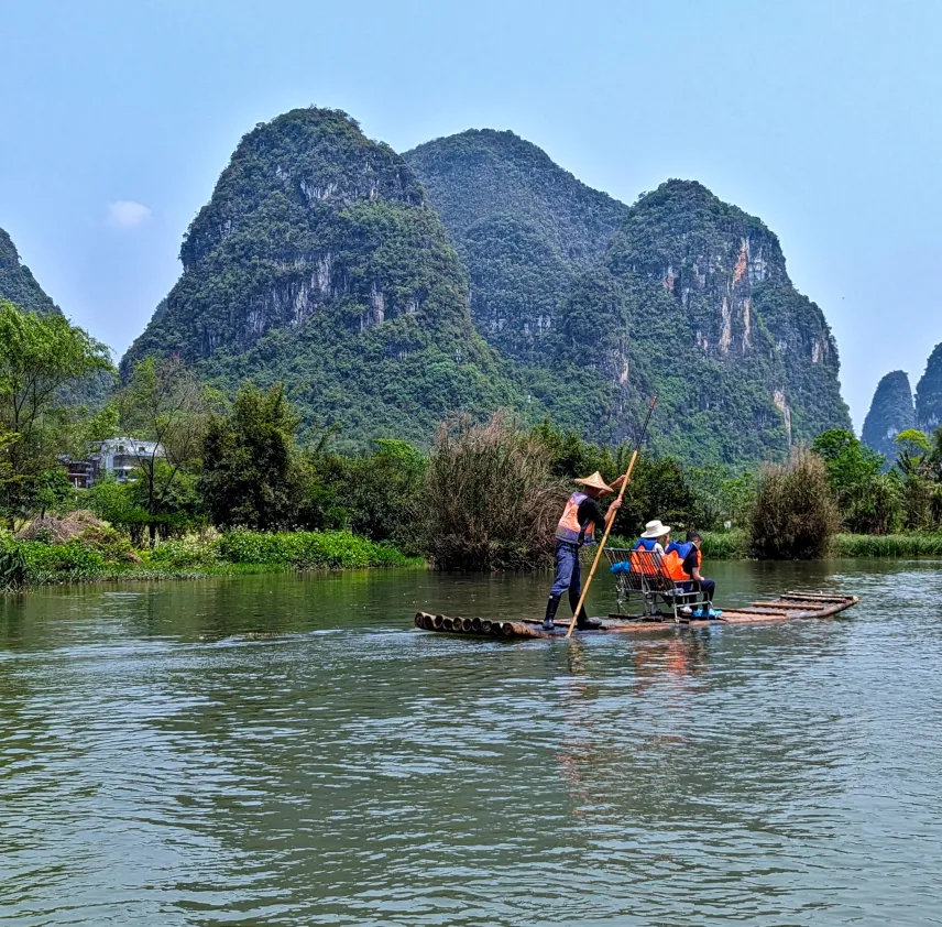 Picture of Bamboo Rafting Yangshuo