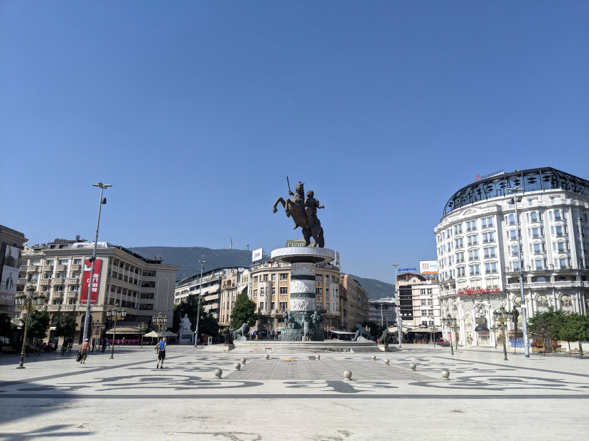 Picture of Macedonia Square, Skopje