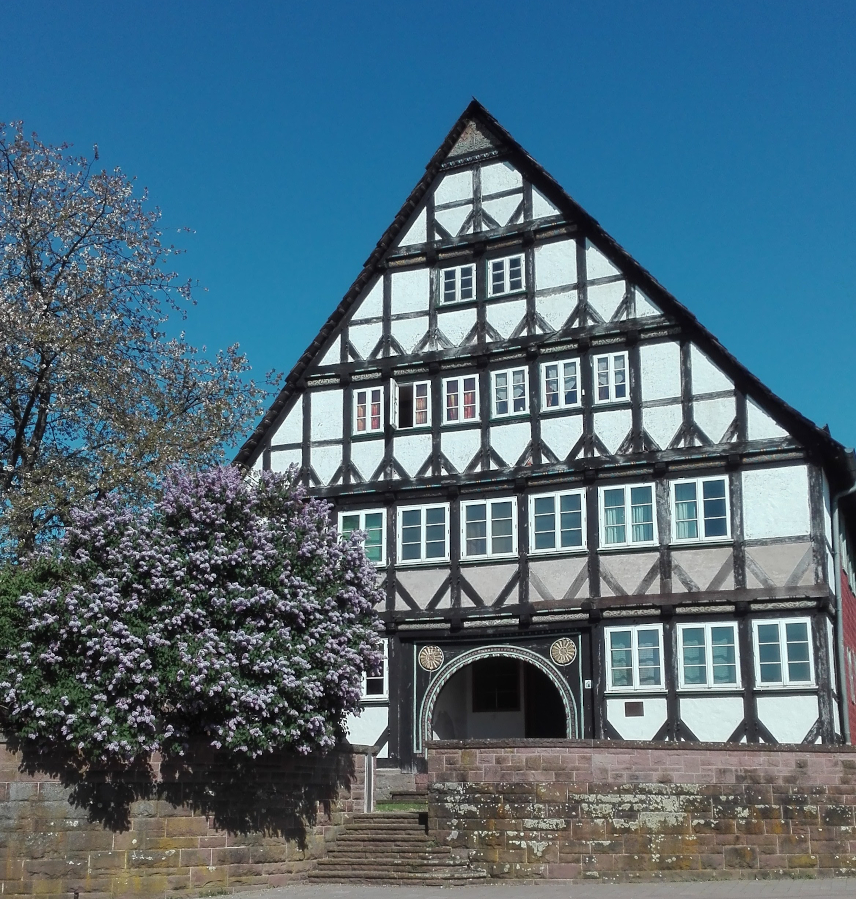 Picture of half-timbered house in Hann. Münden