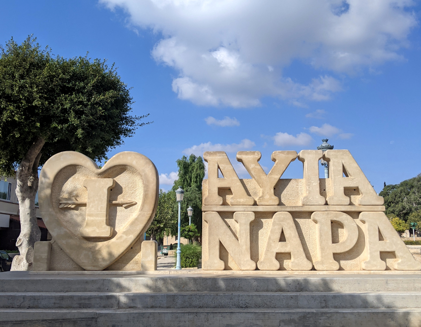Picture of Ayia Napa sign